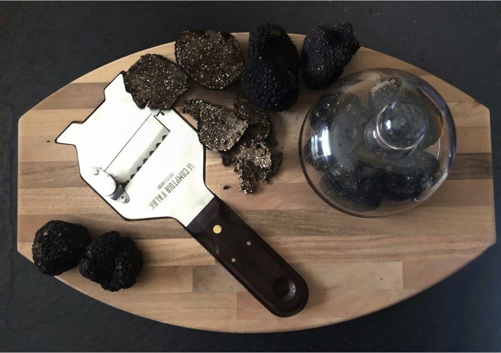 Plateau de présentation Truffes mandoline & cloche