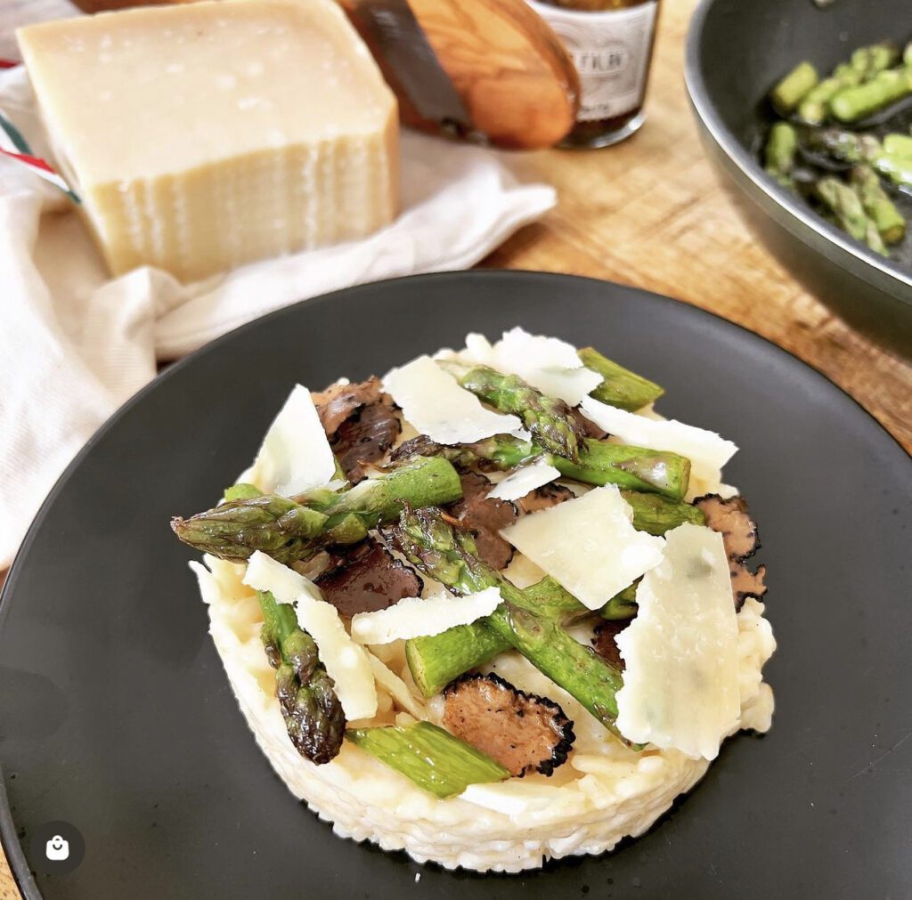 Recette simple truffée - risotto d'asperge à la truffe