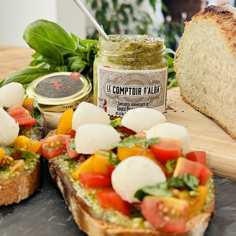 Sauce Pesto Basilic à la Truffe d'été