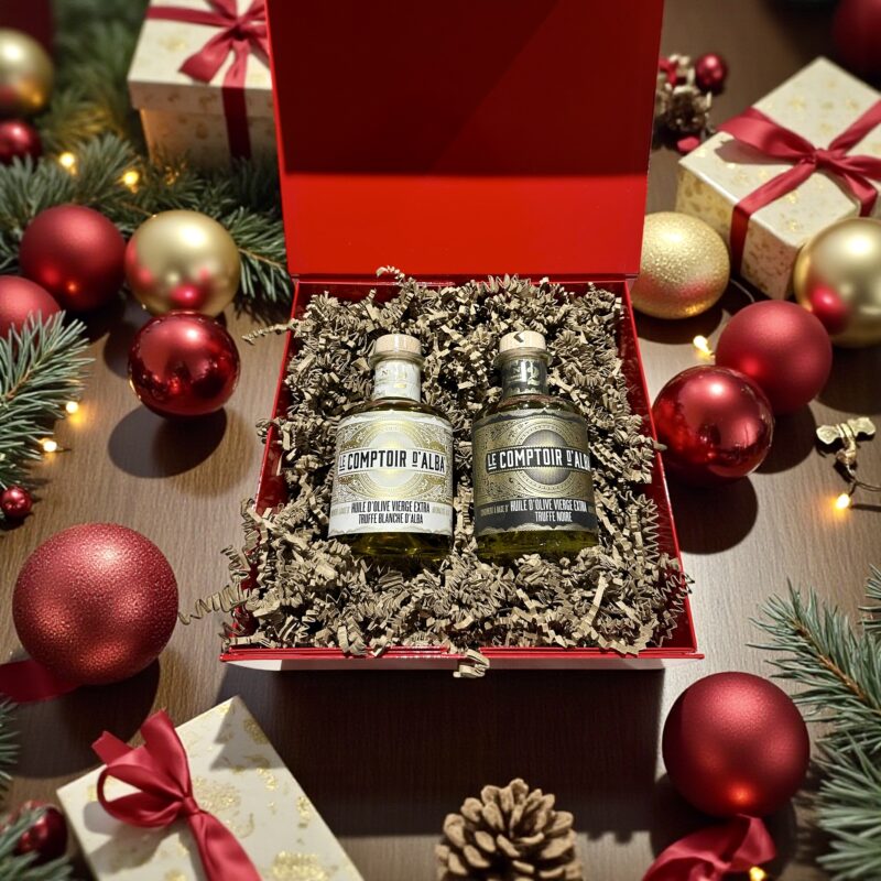 Coffret Huiles à la Truffe Noire et Blanche d'Alba